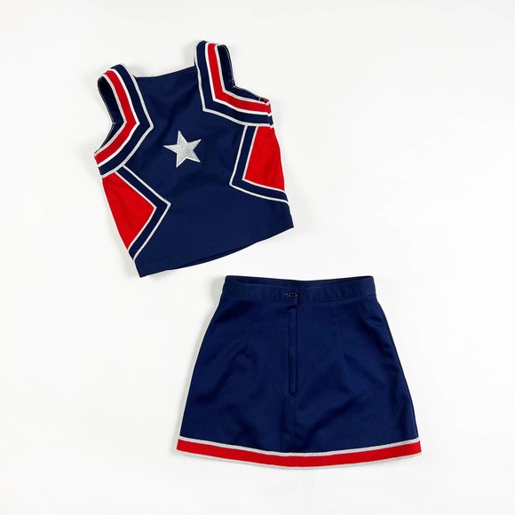 Cheerleading uniform Rockers blue red white womens Size XXS/XS see measurements - Picture 6 of 8